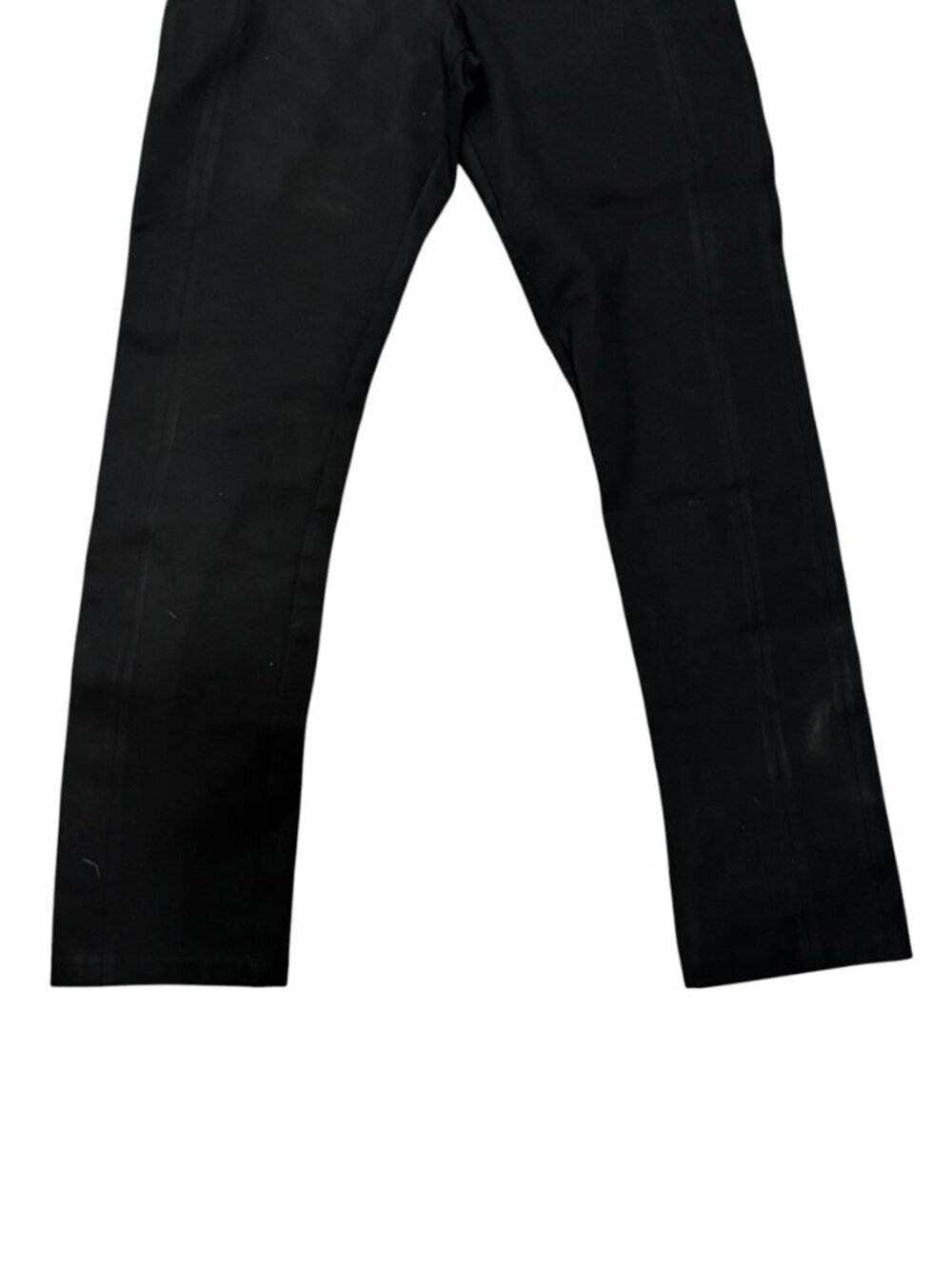 SPANX The Perfect Black Pant Cropped High Waist Back Seam Size Small Sleek Slim - Picture 4 of 6
